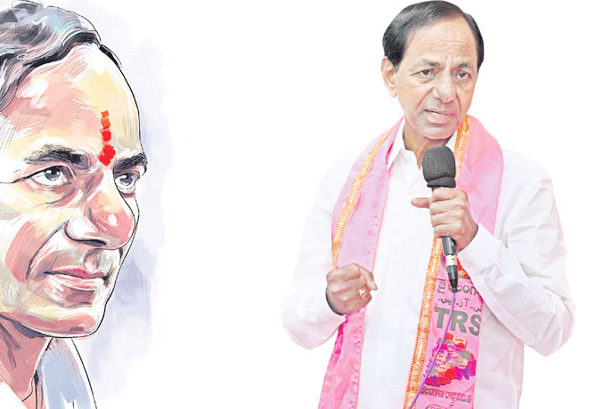 Massive support to KCR from many states