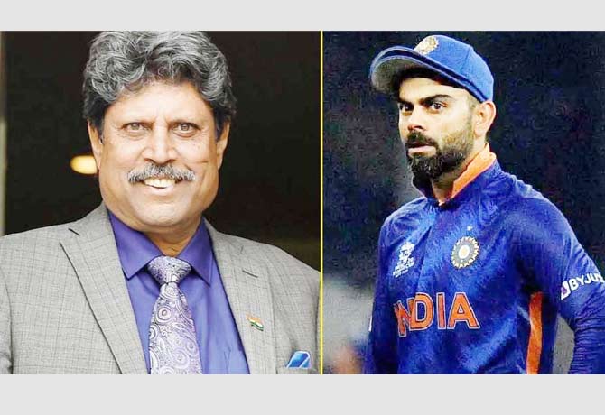 Give chance to young cricketers in place of Kohli:Kapil