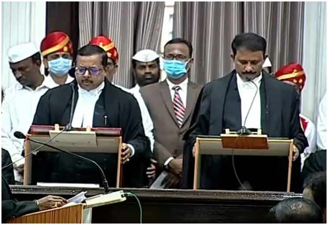 Six more judges take oath in telangana
