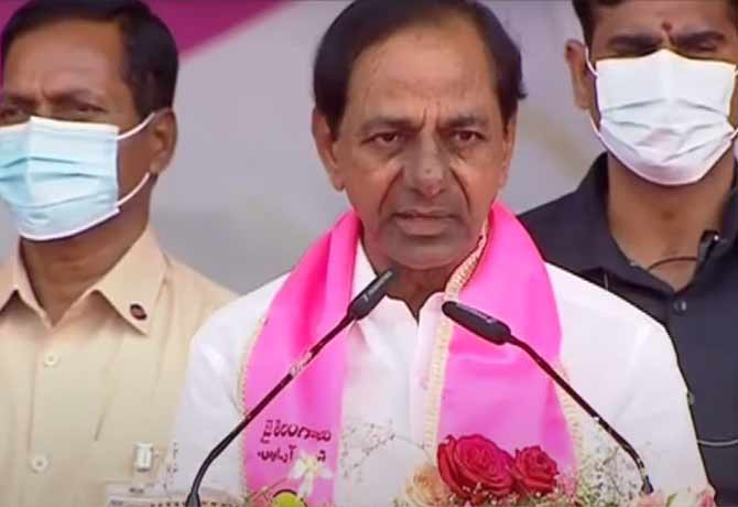 CM KCR Speech in Munugodu Praja Deevena Sabha