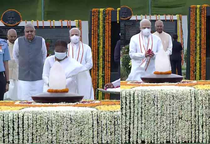 President and PM pays floral tribute to Atal Bihari Vajpayee
