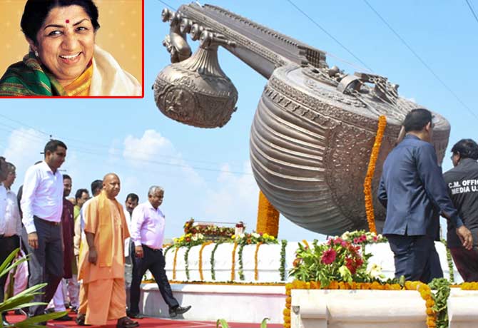 An intersection in Ayodhya is named after Lata Mangeshkar