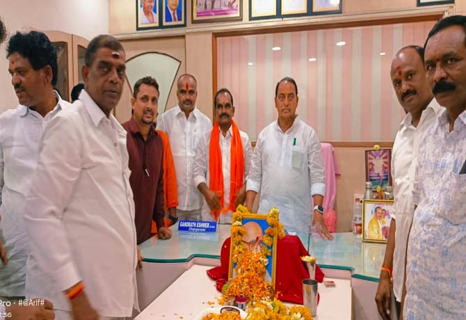 Kaloji Jayanthi Celebrations at Nirmal Municipal Office