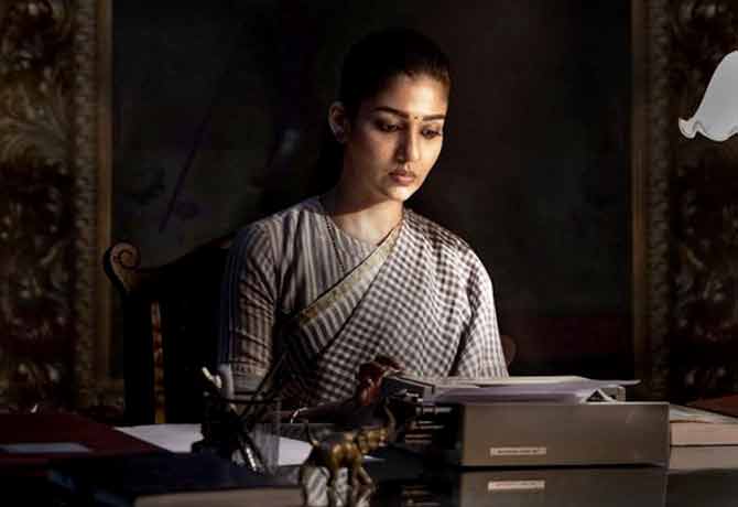 Nayanthara first look out from 'Godfather' Movie