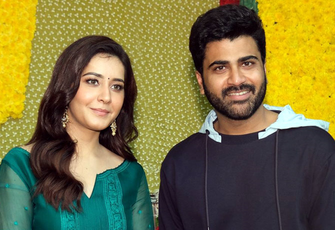 Sharwanand and Rashi Khanna movie opening