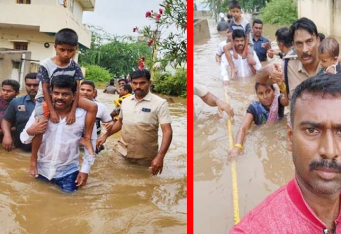 Heavy rains in Anantapur and Sathya sai districts