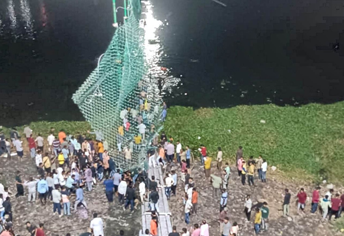 Gujarat bridge accident death toll crosses 100