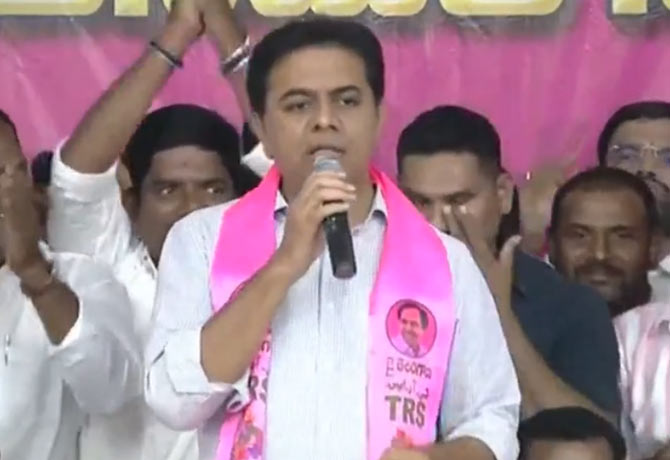 KTR comments on Modi