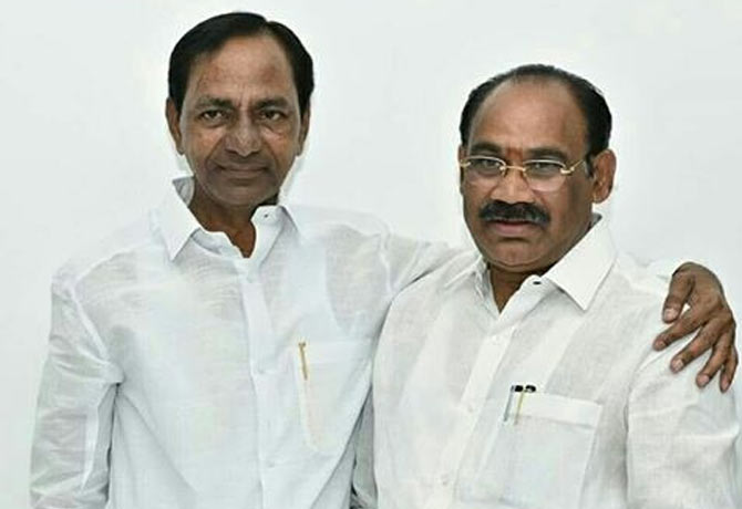 BRS candidate Kusukuntla Prabhakar Reddy in Munugode