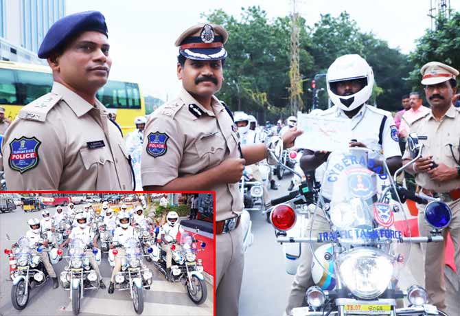 CP Stephen Ravindra launched traffic task force vehicles