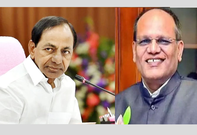 Team of top officials went to Delhi on CM KCR call