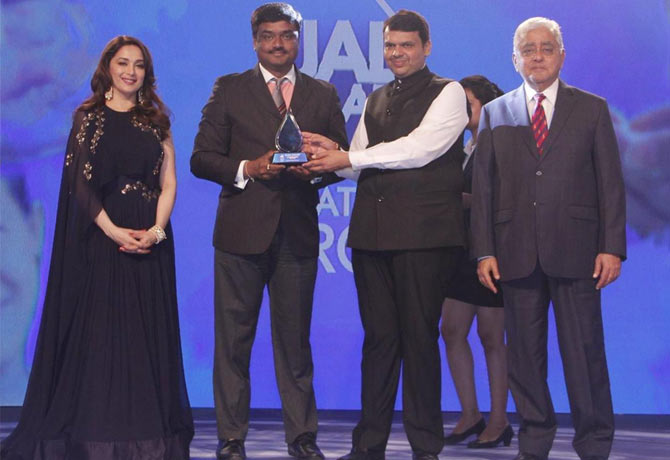 Waterman of South India Award to Karunakar Reddy