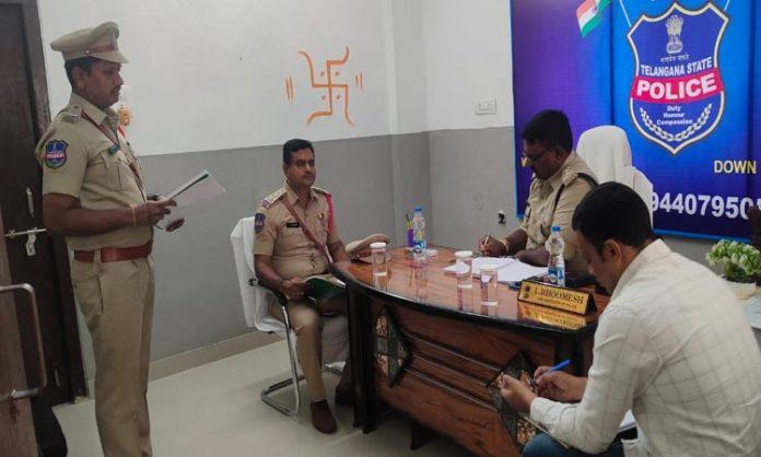 DSP inspected Rebbena Police Station