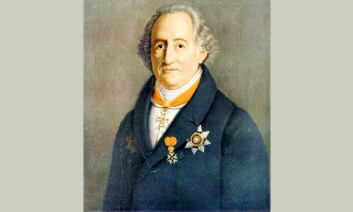 The great German genius Goethe