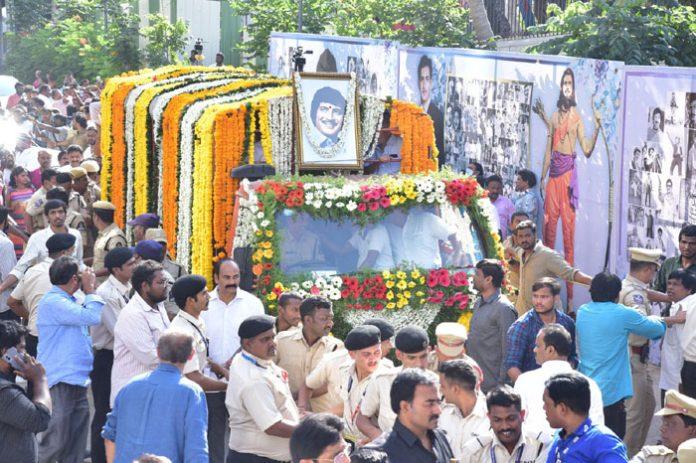 Super star krishna final rites