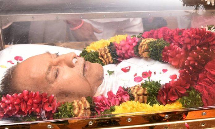 Krishna body moved to Padmalaya studio