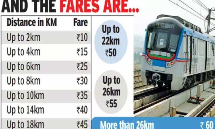 Metro train fares to be revised