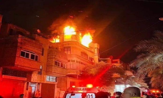 21 Members dead in gaja fire accident