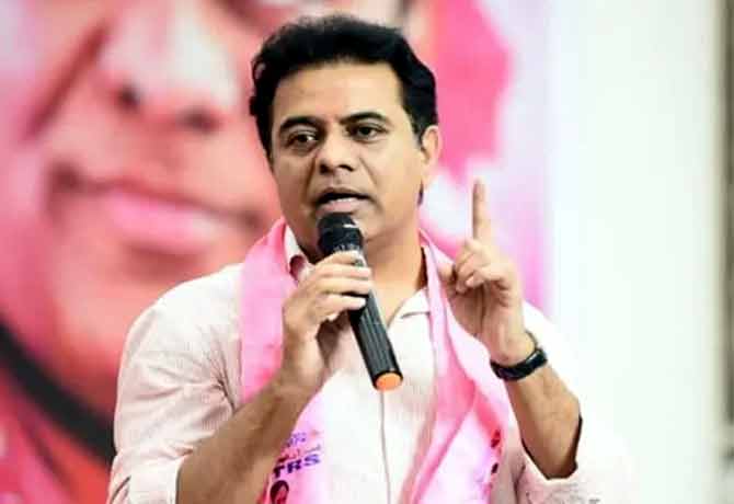 KTR challenges central investigation agencies on fraud of Adani companies