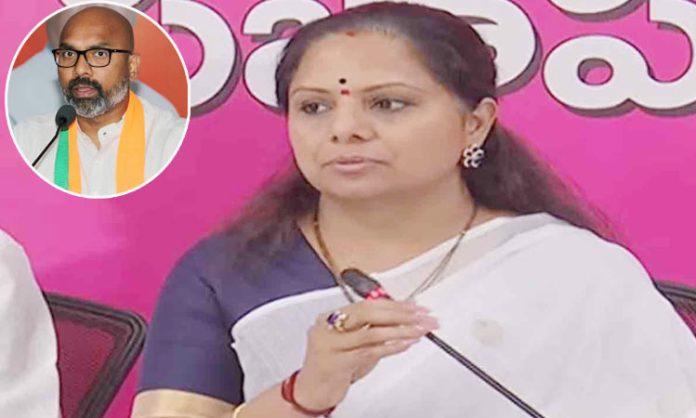 MLC Kavitha fires on MP Arvind