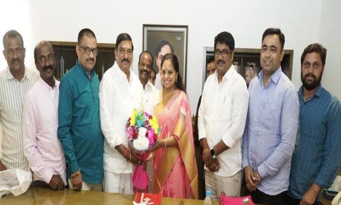 Olympic community met MLC Kavitha