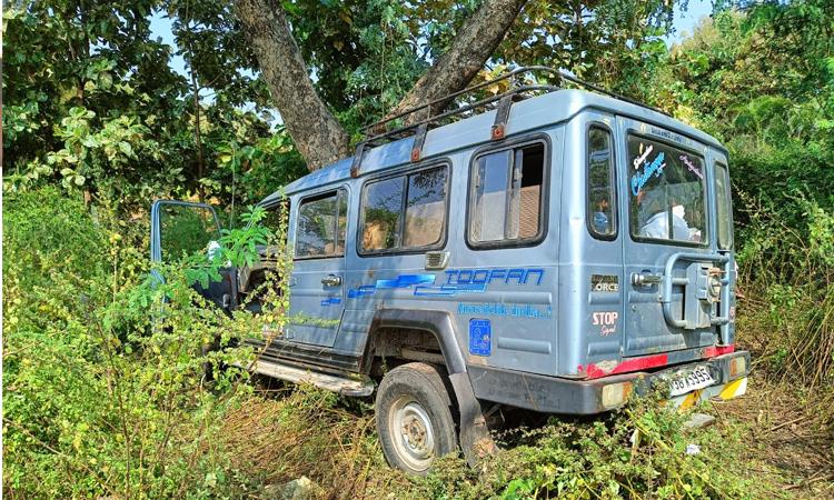 13 injured in Vehicle hits tree at dhanwada