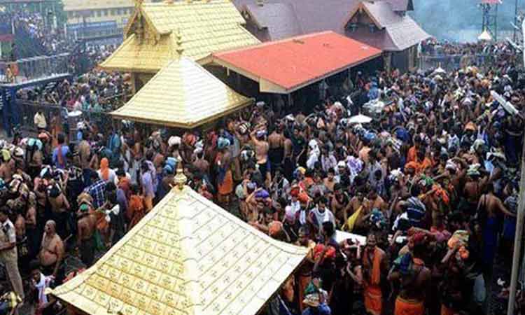Huge Devotees visit Sabarimala Temple