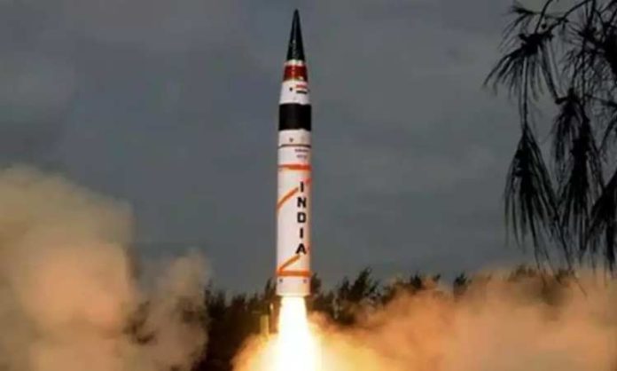 Agni-V missile test