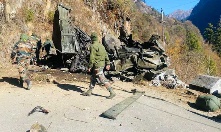 Army truck falls into gorge in Sikkim