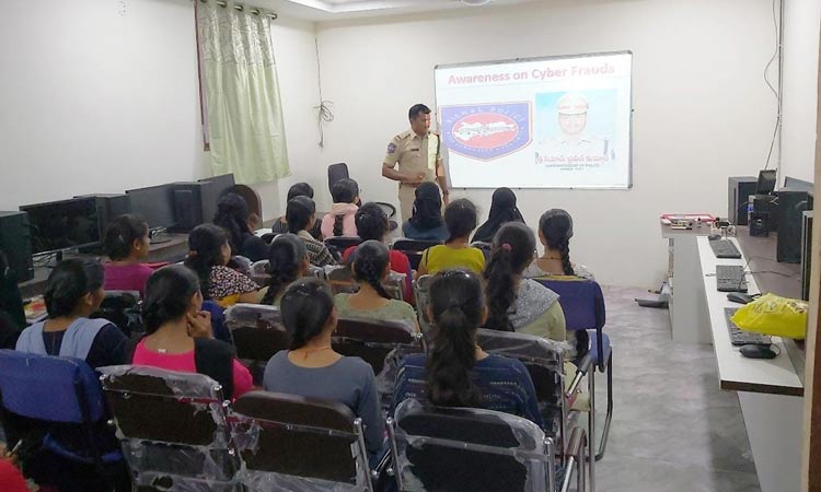 Awareness classes on social media and cyber crime