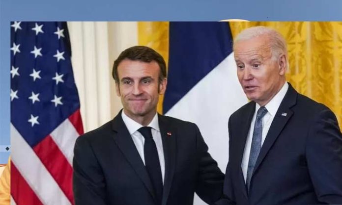 Biden and Macron