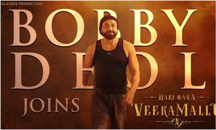 Bobby Deol Joins Pawan Hari Hara Veera Mallu