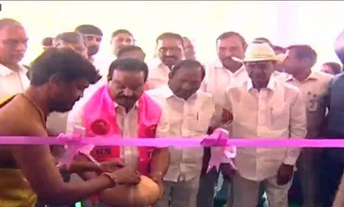 cm kcr reached jagtial