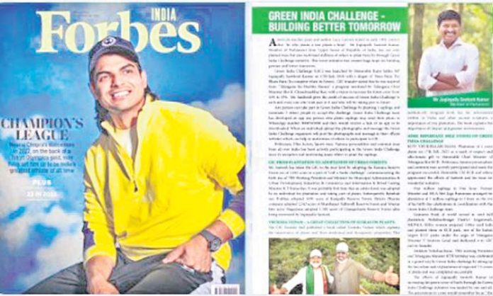 Forbes praises 'Green India Challenge'