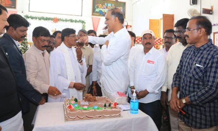 Harish rao christmas wishes