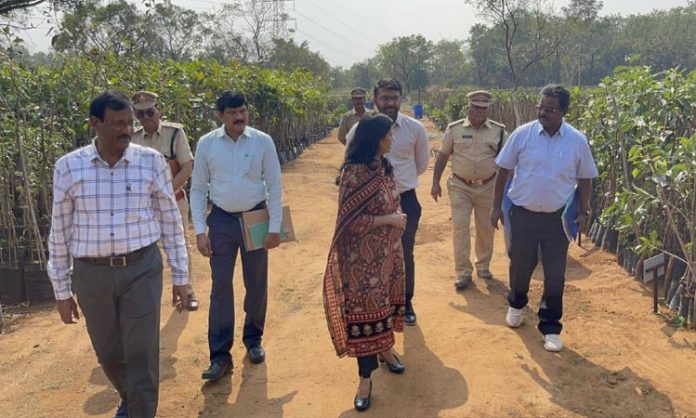 Tamil Nadu IAS visit nursary