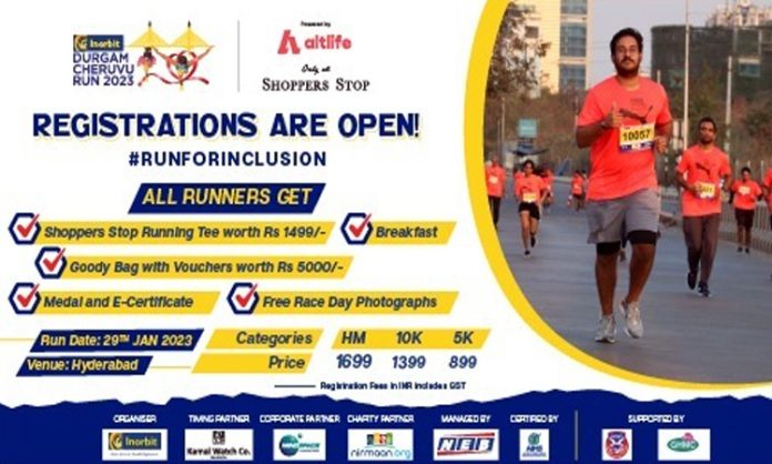 Inorbit Durgam Cheruvu Run 2023 Third Edition