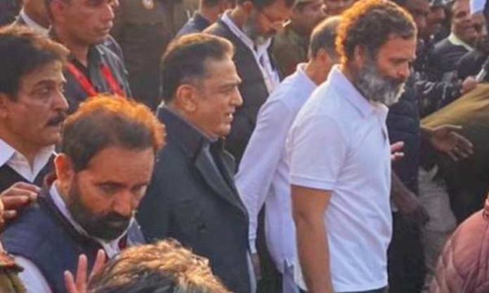 Kamal Haasan joins Rahul's Yatra