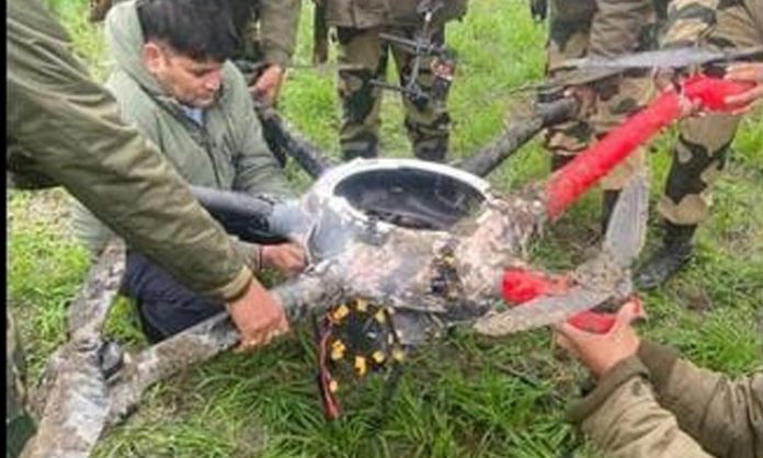 BSF troops shot down Pak drone