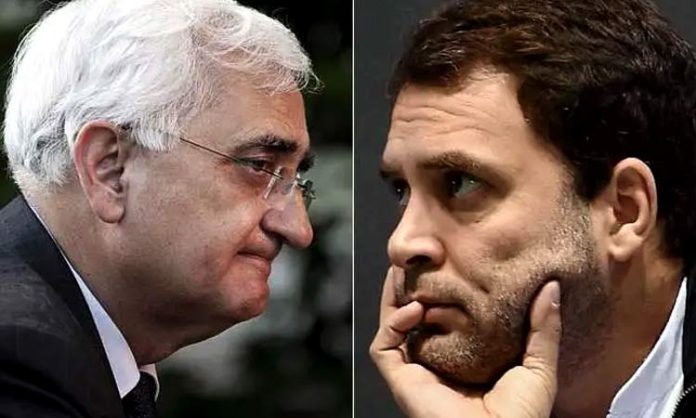 Salman Khurshid praise Rahul Gandhi