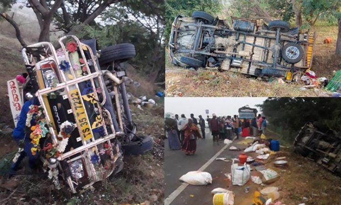 One dead in Lorry collided TATA AC