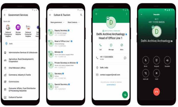 Govt Services begins on Truecaller in India