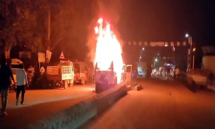 AP Police filed two FIRs on Macherla violence