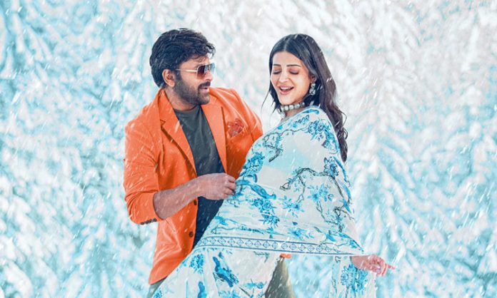 Waltair Veerayya Second Single Nuvvu Sridevi Nenu