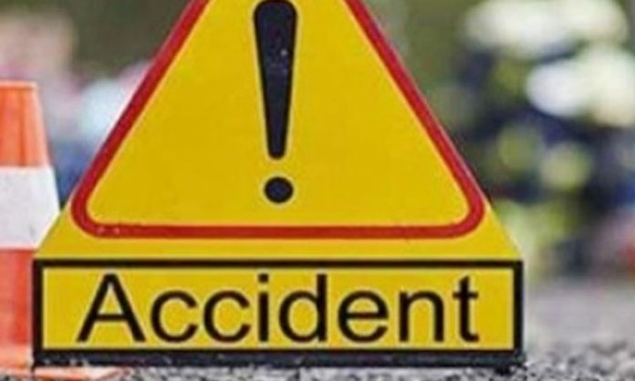 Car accident in Habsiguda