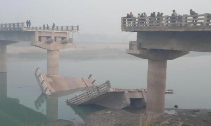 Bihar bridge collapsed