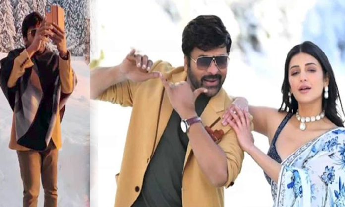 Chiranjeevi shares Waltair Veerayya song location in france