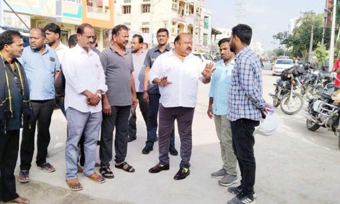 Minister Gangula supervised Smart City works