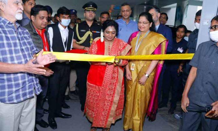 Governor Tamilisai inaugurates Synchrony blood center