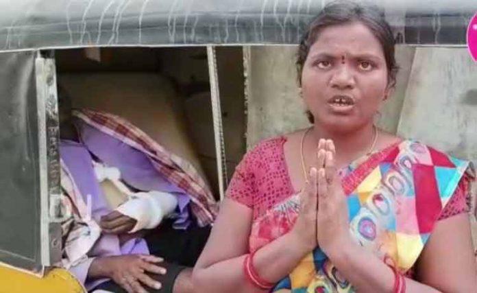 Koppula Eshwar help to Injured man in Peddapalli